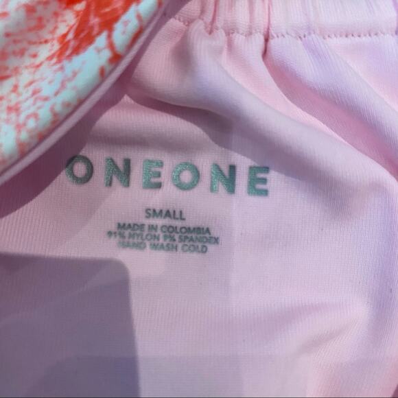 One One Swimwear - Nick Top and Cheeky Bottoms in Red Pink Snakeskin - Picture 4 of 6